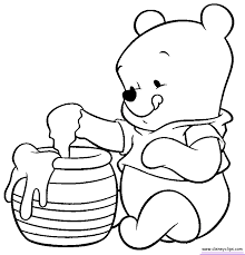 Winnie The Pooh Bebes Az Dibujos Para Colorear