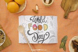 Free World Food Day Cooking Book Mockup In Psd Cookbook Design Freebie Food