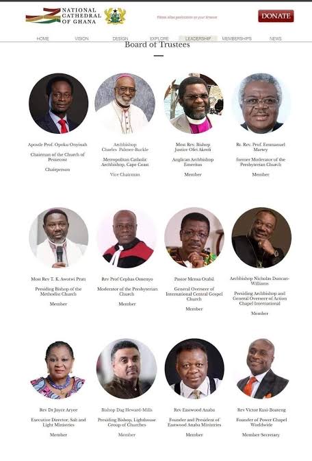 Know the trustees behind the national cathedral project 😂😂😂