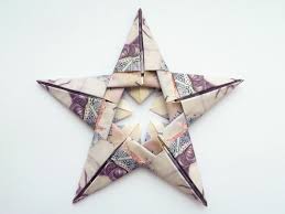 The cute paper crowns are fairly easy to make and require no glue or scissors! Modular Money Origami Star From 5 Bills How To Fold Step By Step