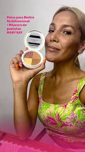 Hoy me maquillé con mi nuevo favorito: El Polvo Multifuncional Mary Kay 💕,  Iluminador, rubor, bronceador y contorno… todo en un solo producto!!! 🙌🏻,  Lo combiné con la Máscara de Pestañas Mary Kay para ...