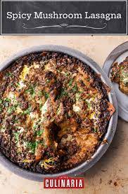 Spicy Mushroom Lasagna Recipe Spicy Mushroom Ottolenghi Recipes Lasagne Recipes
