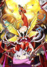 senki zesshou symphogear yukine chris mecha メテオ ライト pixiv art anime yuki