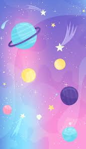 Cutecams.space is 2 years 11 months old. Planetas Kawaii 3 Space Phone Wallpaper Cute Wallpapers Cute Galaxy Wallpaper
