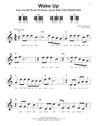 The only difference between this one and all the others was that this time, the people who sought to take out the dragons actually had the power to stand up against them. Wake Up From Julie And The Phantoms Sheet Music To Download