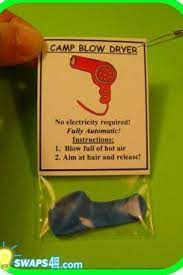 Camp Blow Dryer Scout Swaps Girl Craft Kit Swaps4less Can T Imagine Anything Better For A Spa Camp Swap Lan Elephant Gifts Girl Scout Swap Girl Scouts