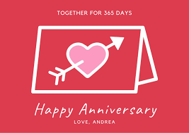 A happy marriage anniversary has never sounded more blissful. Free Printable Customizable Anniversary Card Templates Canva