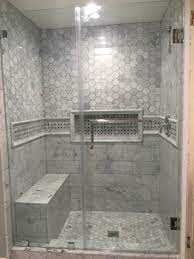 Marble Shower With Bench Bathroom Remodel Shower Master Bathroom Renovation Master Bathroom Shower
