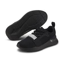 Puma Wired Run Ps Siyah Erkek Cocuk Spor Ayakkabi 101085077 Instreet
