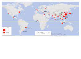 (en) cet article est partiellement ou en totalité issu de l'article de wikipédia en anglais intitulé « list of cities proper by population » (voir la liste des auteurs). Les 32 Plus Grandes Agglomerations Du Monde Comment L Urbanisation Repousse T Elle Ses Limites