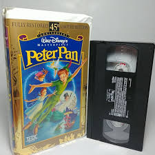 Peter Pan Walt Disney Masterpiece 45th Anniversary Vhs Tape 1998 Clean Original Vhs 45th Anniversary Disney Fun