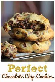 Perfect Chocolate Chip Cookies Recipe Chocolate Chip Recipes Easy Cookie Recipes Chocolate Cookie Recipes