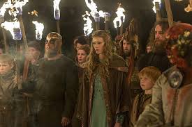 | see more wallpaper vikings gods looking for the best vikings wallpaper? Hd Wallpaper Torches The Procession Vikings The Vikings Travis Fimmel Wallpaper Flare