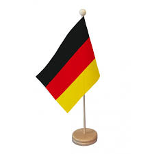 De nombreuses significations des trois couleurs du drapeau allemand se répandent un peu partout. Drapeau De Table Allemagne Socle Bois Drapazur