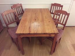 Wooden Dining Table And 4 Chairs For Sale In Ware Hertfordshire Preloved Wooden Dining Tables Dining Table Household Furniture