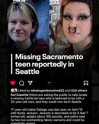 ❌❌❌❌ URGENT❌❌🩵The Sacramento Police Department is asking for the  community's assistance with locating an at-risk missing person. The missing  person is 17-year-old Isabel Gallego. Gallego is at-risk due to age.  Gallego was