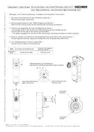 It is used for the manual release of the guard locking without tools. Schluessel Hilfsentriegelung Euchner More Than Safety