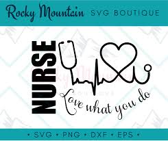 Nurse Svg Nursing Svg Nurse Life Svg Nurse Heartbeat Stethoscope Svg Nurse Nurse Quotes Svg Quotes