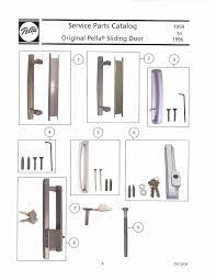 Pella storm patio door mortise hardware handle set bright brass 20278707. Pella Sliding Door Handle Interior Pull Copperite