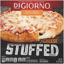It's probably not as weird as you'd think. Small Stuffed Crust Four Cheese Frozen Pizza Official Digiorno