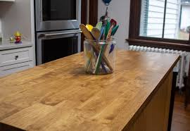 We generally recommend a natural oil finish for the butcher block tops we sell to homeowners due to the ease of application and maintenance. How I Clean And Maintain Butcher Block Kevin Lee Jacobs