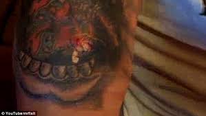 The clip begins showing a mexican man lying face down on a bed, his entire back covered in an intricate black design. Video Of Man S Tattoo Oozing With Pus After Mrsa Infection Daily Mail Online