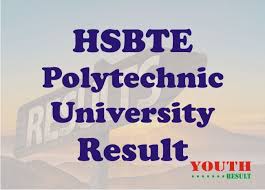 Hsbte Diploma Result 2019 Hsbte Polytechnic Diploma Result Technology Management Engineering Technology Medical Technology