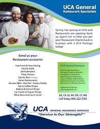 With our primary focus on property & casualty business, specializing in restaurants, hotels & motels, condo and homeowner associations, shopping centers and more. Uca General Insurance Services Inc Home Facebook