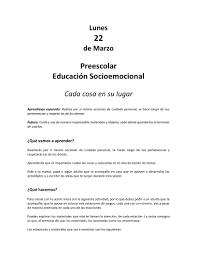 Además, los juegos educativos de pocoyo son. Educacion Socioemocional Sep Actividades
