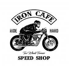 Free Vector Shop Logo Motorbike Design