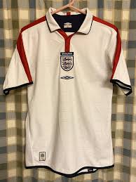 The england men's national football team represents england in men's international football since the first international match in 1872. England Home Football Shirt 2003 2005