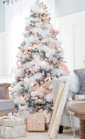 For example, i made this tabletop snowy tree centerpiece using diy snow covered pine cones and branches, tutorial here. 55 Diy Christmas Tree Decorating Ideas Rose Gold Christmas Tree Christmas Tree Inspiration Amazing Christmas Trees