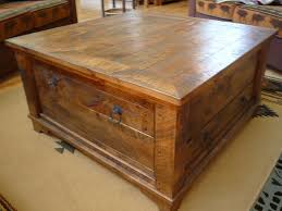 Undefined Wood Coffee Table Rustic Square Wood Coffee Table Coffee Table With Drawers