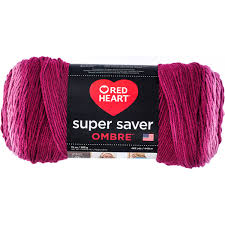 Red Heart Super Saver Ombre Anemone Yarn 482 Yd Walmart Com