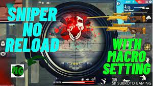 How To Use 2 Awm Sniper Without Reload 2020 Macro Setting Garena Fre Sniper Reloading Macro