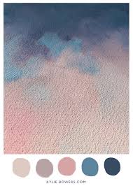 If you know how much shades pink color exist you surprised. Colour Palette Blue Blush Beige Kylie Bowers