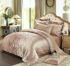 Shop items you love at overstock, with free shipping on everything* and easy returns. Amazon Com Unitendo 4 Piece Sateen Cotton Jacquard Duvet Cover Sets Delicate Floral Pattern Bedding Sets Duvet Cover Flat Sheet And 2 Pi Bed Home Textile Duvet Cover Sets