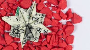 This star can be put on the table or decorate your christmas tree. Money Origami Star Folding A Christmas Star Out Of A Dollar Bill Youtube