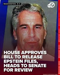 In a 427-1 vote, the House has approved a bill to release the Department of  Justice's files