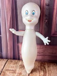 CASPER VINTAGE 1994 EYE-POPPING Casper the Ghost The Friendly Ghost, tall 9  3/4” $34.00