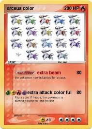 Children love to know how and why things wor. Pokemon Arceus Color