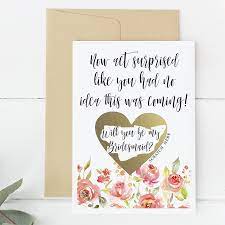 Here are the five proposals… maid/matron of honor: Custom Any Text Funny Bridesmaid Proposal Bridesmaid Card For Bridesmaid Gift Box Maid Of Honor Proposal Cards Invitations Aliexpress