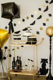 Versatile and mobile, bar carts add style and function to your home. Halloween Bar Cart Styling Ideas In Black And Gold Mint Event Design