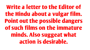 In letter to the editor, a documentary film written, directed, and narrated by berliner himself, he uses these clippings to show the importance of print media, how by creating an account, you agree to the privacy policy and the terms and policies, and to receive email from rotten tomatoes and fandango. Write A Letter To The Editor Of The Hindu About A Vulgar Film