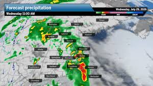 Forecast maps: Storms to bring flooding rains to Massachusetts on Wednesday