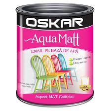 Materiale constructii si amenajari » vopsea, adezivi si tratamente. Vopsea Acrilica Oskar Aqua Matt Alba Pentru Creative Art Hobby