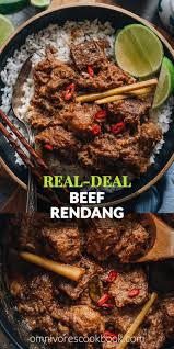 Beef Rendang Omnivore S Cookbook Beef Curry Recipe Slow Cooker Curry Beef Rendang Recipe