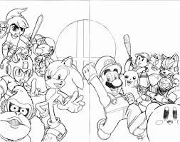 Hundreds of free spring coloring pages that will keep children busy for hours. Super Smash Bros Brawl Coloring Pages The Original Super Smash Bros Was Released In 1999 Fo Coloring Pages Super Mario Coloring Pages Mario Smash Brothers
