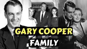 The couple tied their married knots in 1933. Actor Gary Cooper Family Photos With Wife Veronica Balfe And Children Maria Cooper Youtube