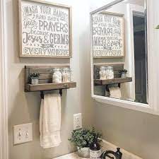 Time for a relaxing bath. The Most Beautiful Ideas For Diy Towel Holder Rack Restroom Decor Small Bathroom Decor Bathroom Decor